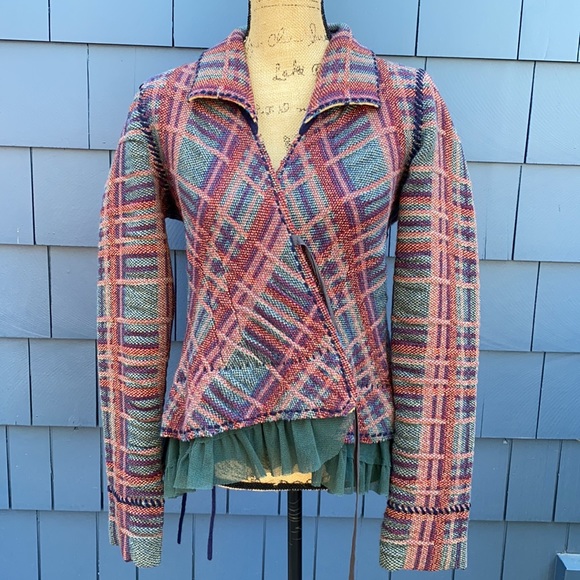 Anthropologie Sweaters - Anthropologie reversible cardigan drape large 12 Sweater Sparrow